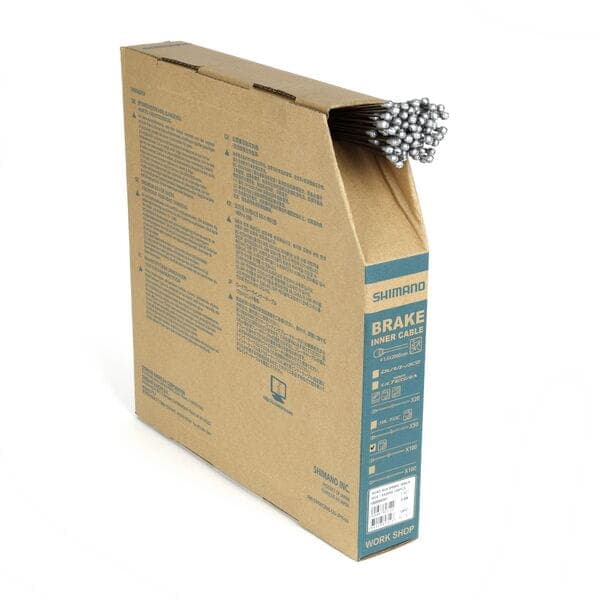 Shimano Road stainless steel brake inner wire; 1.6 x 2050; box 100