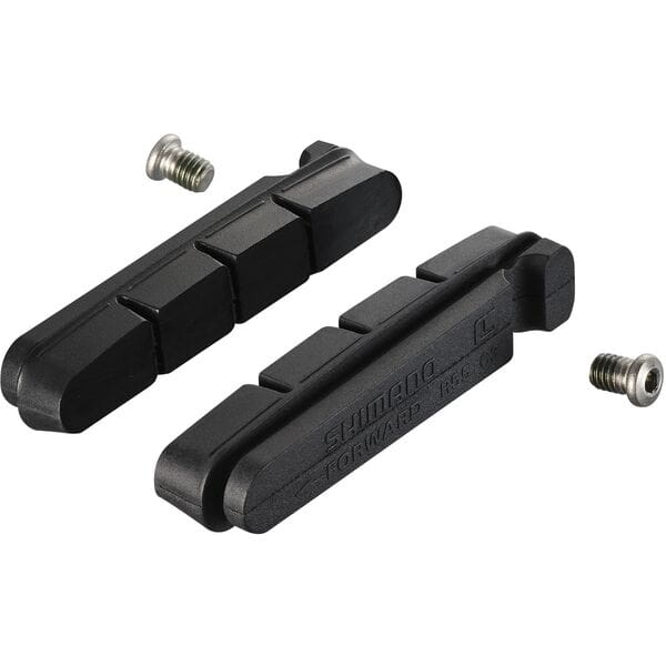 Shimano Dura-Ace R55C3 Dura Ace 7900 cartridge pad inserts; alloy rim; pair