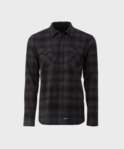 Yeti Stagecoach Flannel Shirt Black/Grey Plaid S