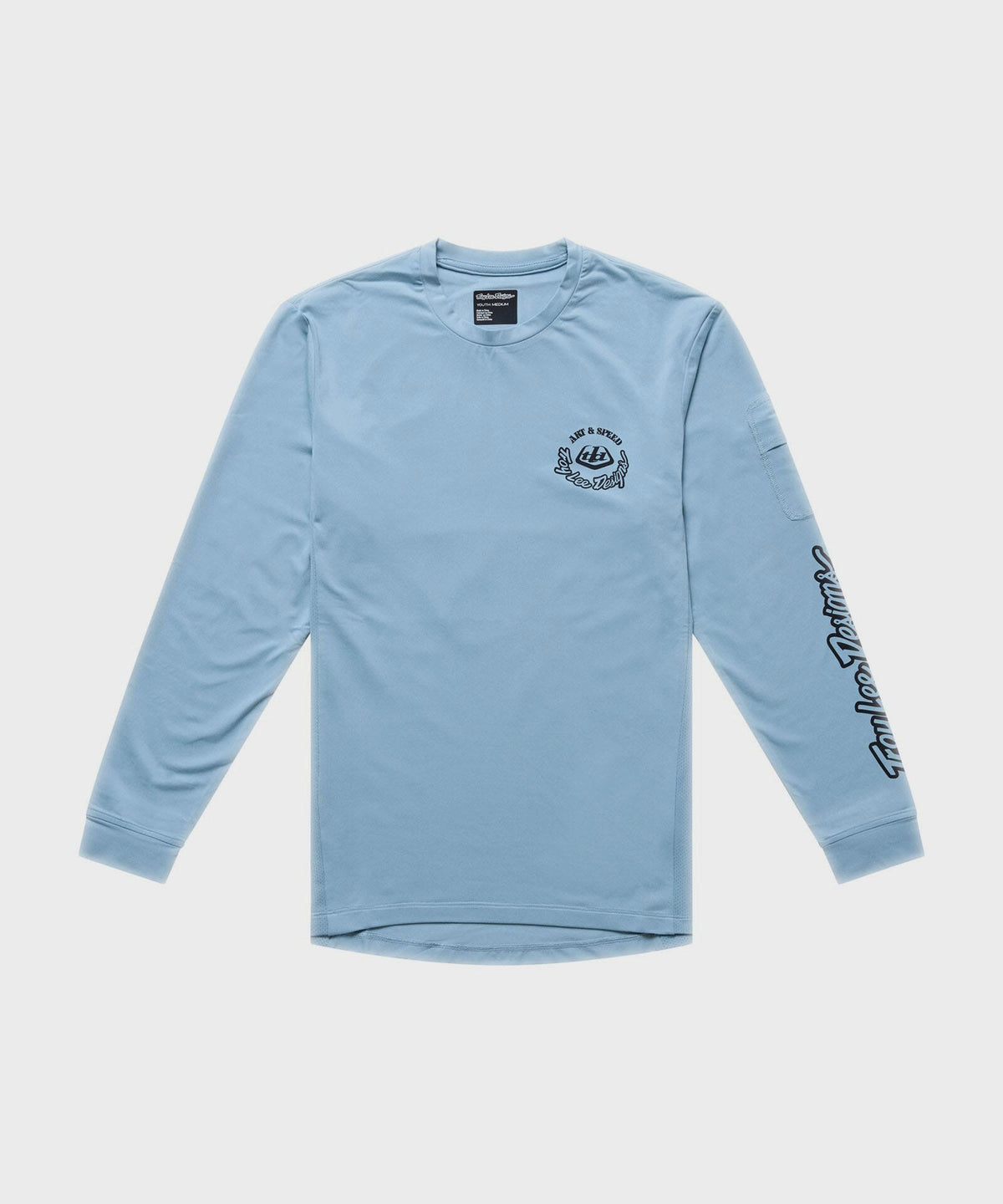 Troy Lee Designs Youth Ruckus Ride Long Sleeve Tee - Carbs Dawn Blue - Y-S