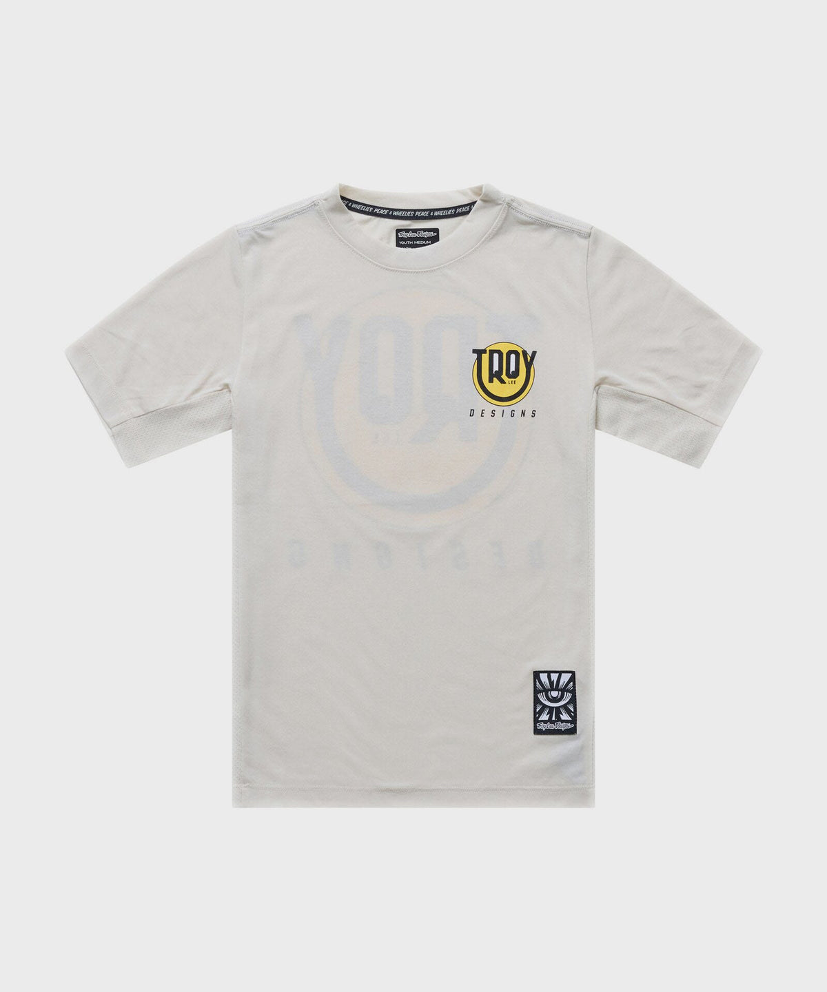 Troy Lee Designs Youth Skyline Ride Short Sleeve Tee - Happy Pumice - Y-M