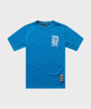 Troy Lee Designs Youth Skyline Ride Short Sleeve Tee - One Eye Aero Blue - Y-XL