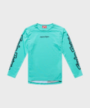 Troy Lee Designs Youth Sprint Pro Jersey - Mono Real Teal - Y-M