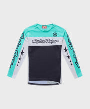 Troy Lee Designs Youth Sprint Pro Jersey - Yo Moto Carbon - Y-L