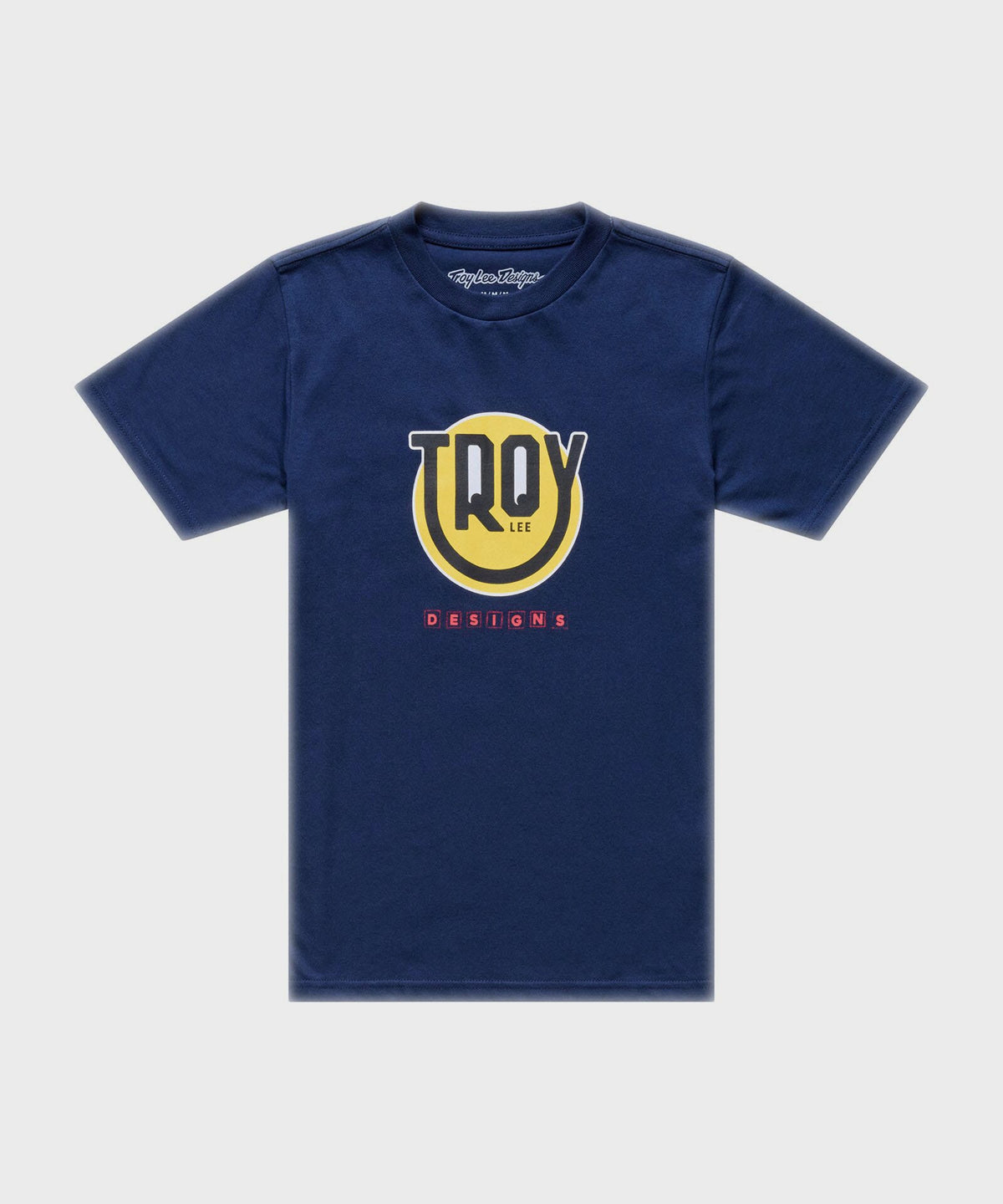 Troy Lee Designs Youth Happy Dayz Short Sleeve T-Shirt - Navy - M