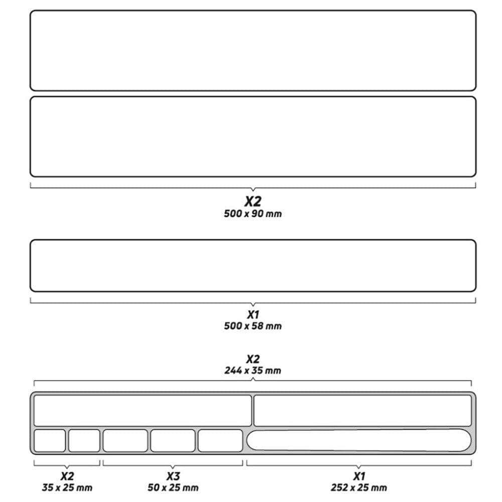 Zefal Gloss Skin Armour Bike Frame Protection (Clear)