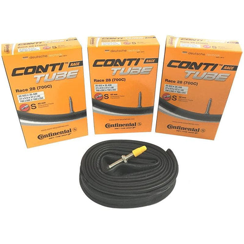 3x Continental Race 28 700 x 20-25c Road Bike Inner Tubes - Presta 42mm  - 0181781
