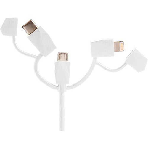 Outdoor Tech Calamari 2.0 3 in1 Charge Cable - White