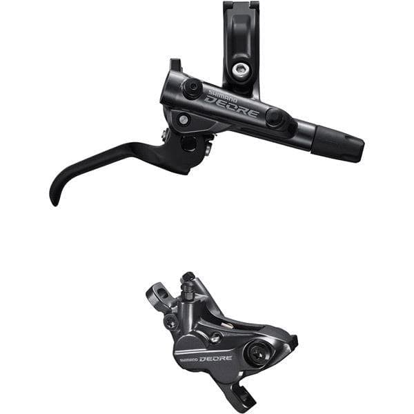 Shimano Deore BR-M6120/BL-M6100 Deore Brake Lever/Post Mount 4 Pot Calliper Front Right