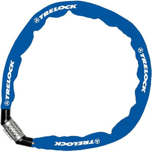 Trelock Chain Lock BC115 60cm x 4mm Combo Blue