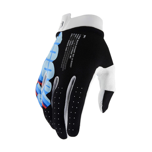 100% iTrack Gloves System Black L