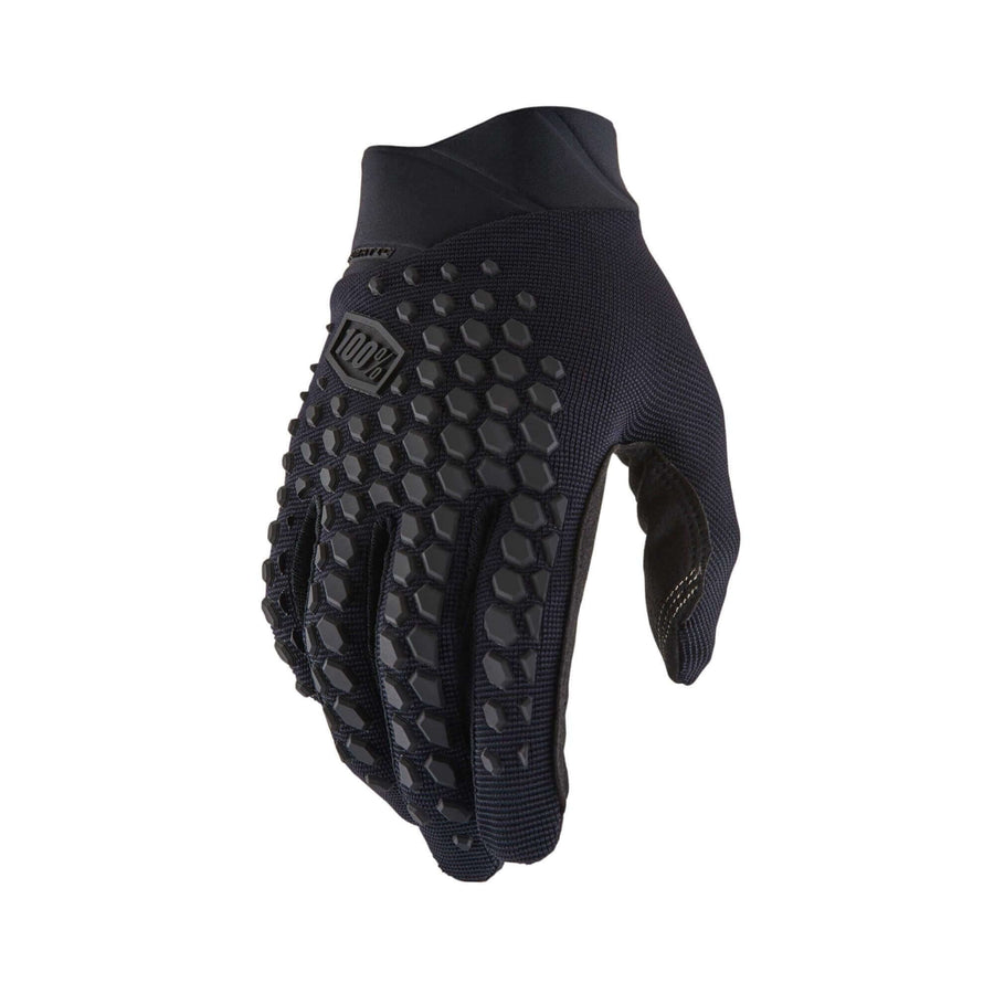 100% Geomatic Gloves Black / Charcoal