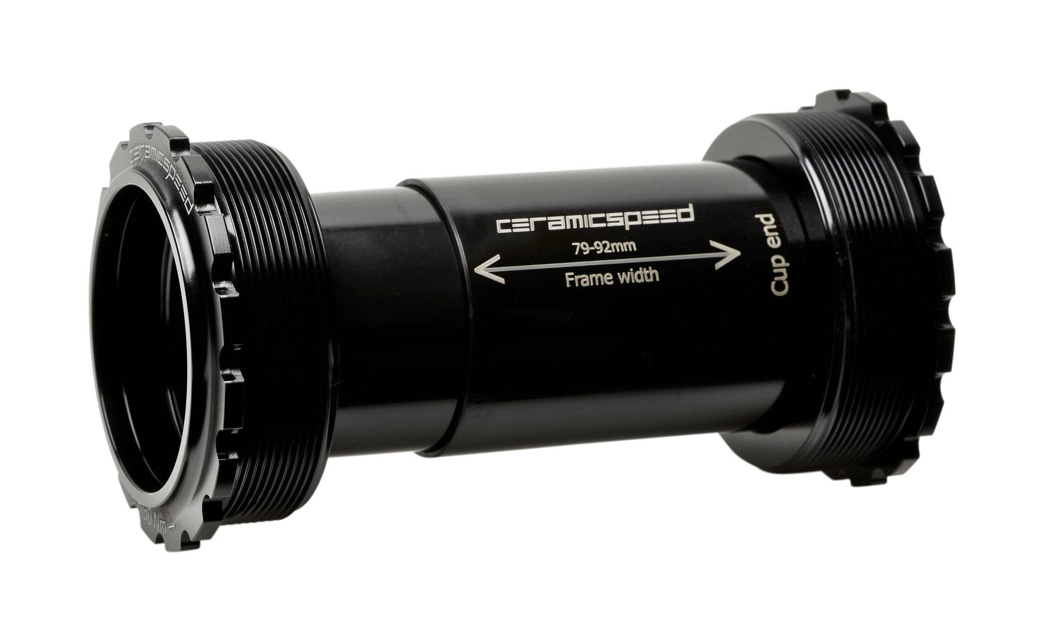 CeramicSpeed T47/86 Campag UT 25mm Bottom Bracket (Black)