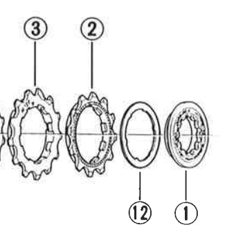 Shimano Spares CS-7401 lockring spacer