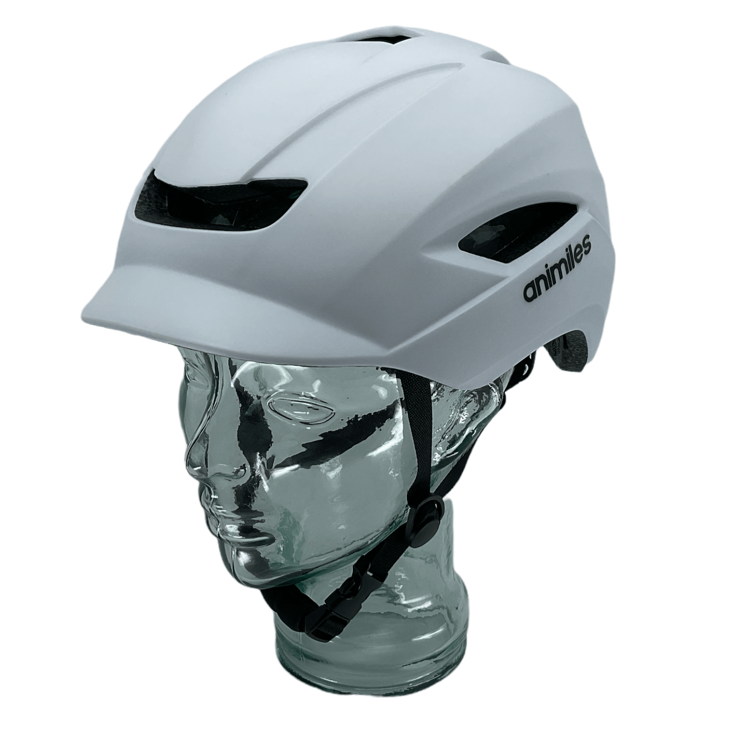 Animiles Adult Helmet White L 57 61cm BikeParts