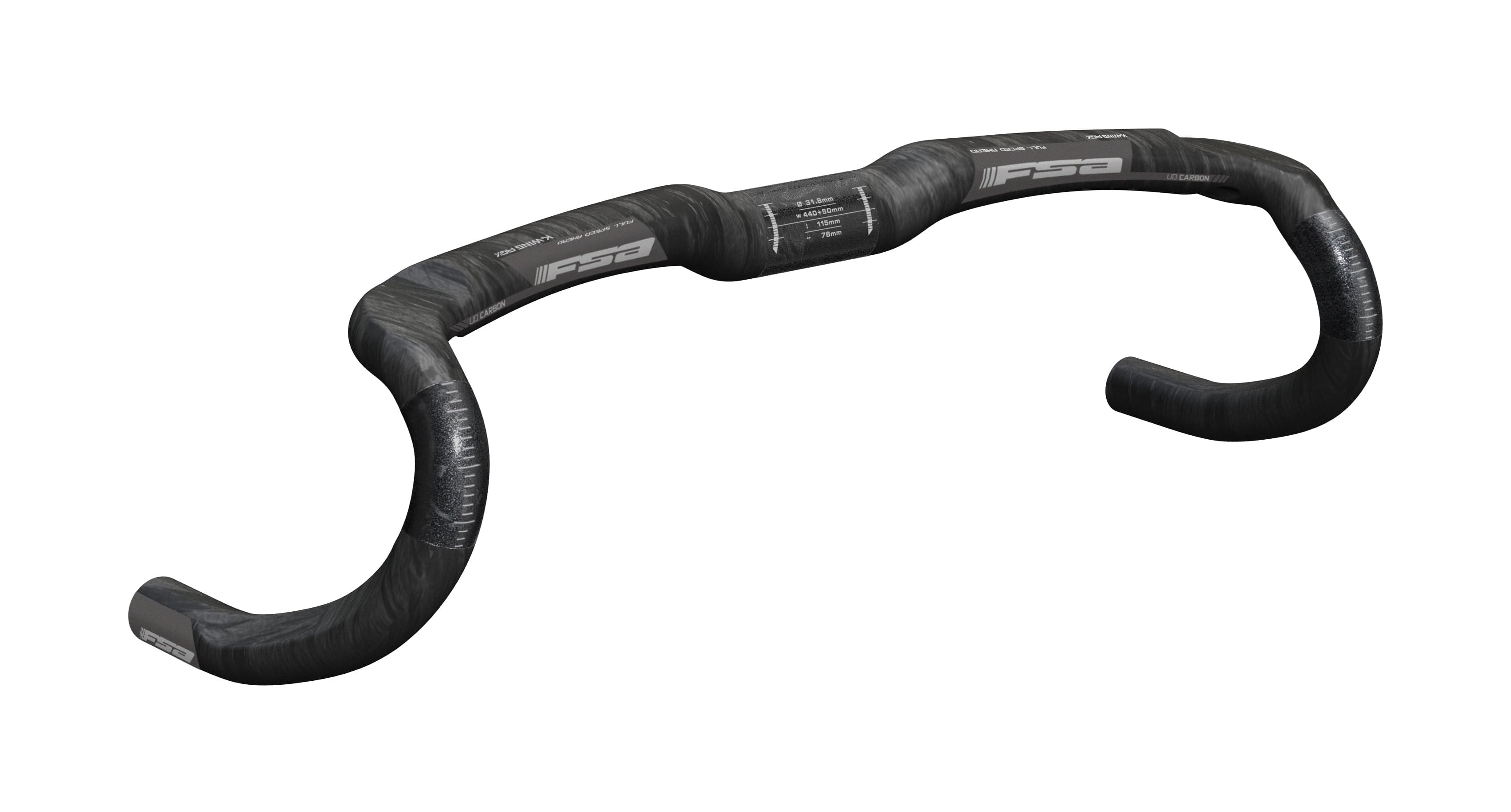 FSA K-wing agx Carbon Compact Drop acr Road Bar - V19
