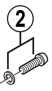 Shimano Spares FC-M760 / 800 bolt and washer