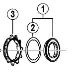 Load image into Gallery viewer, Shimano Spares CS-6700 Lock Ring and Spacer for 11T
