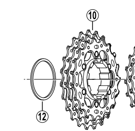 Shimano Spares CS-7800 spacer T = 1.0 mm