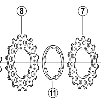 Shimano Spares CS-7800 and 6600 sprocket 15T