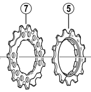 Shimano Spares CS-M760 sprocket 15T