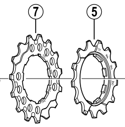 Shimano Spares CS-M760 sprocket 15T