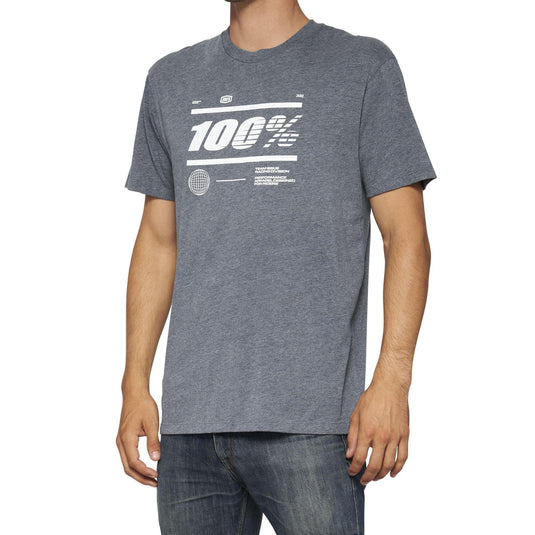 100% GLOBAL Short Sleeve T-Shirt Heather Grey L