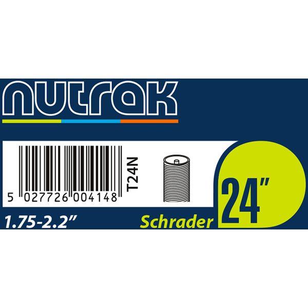 Load image into Gallery viewer, Nutrak 24 x 1.75 - 2.125 inch Schrader inner tube

