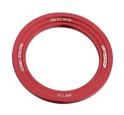 FSA BB30 Bearing Cover (Left, Red, MW154)