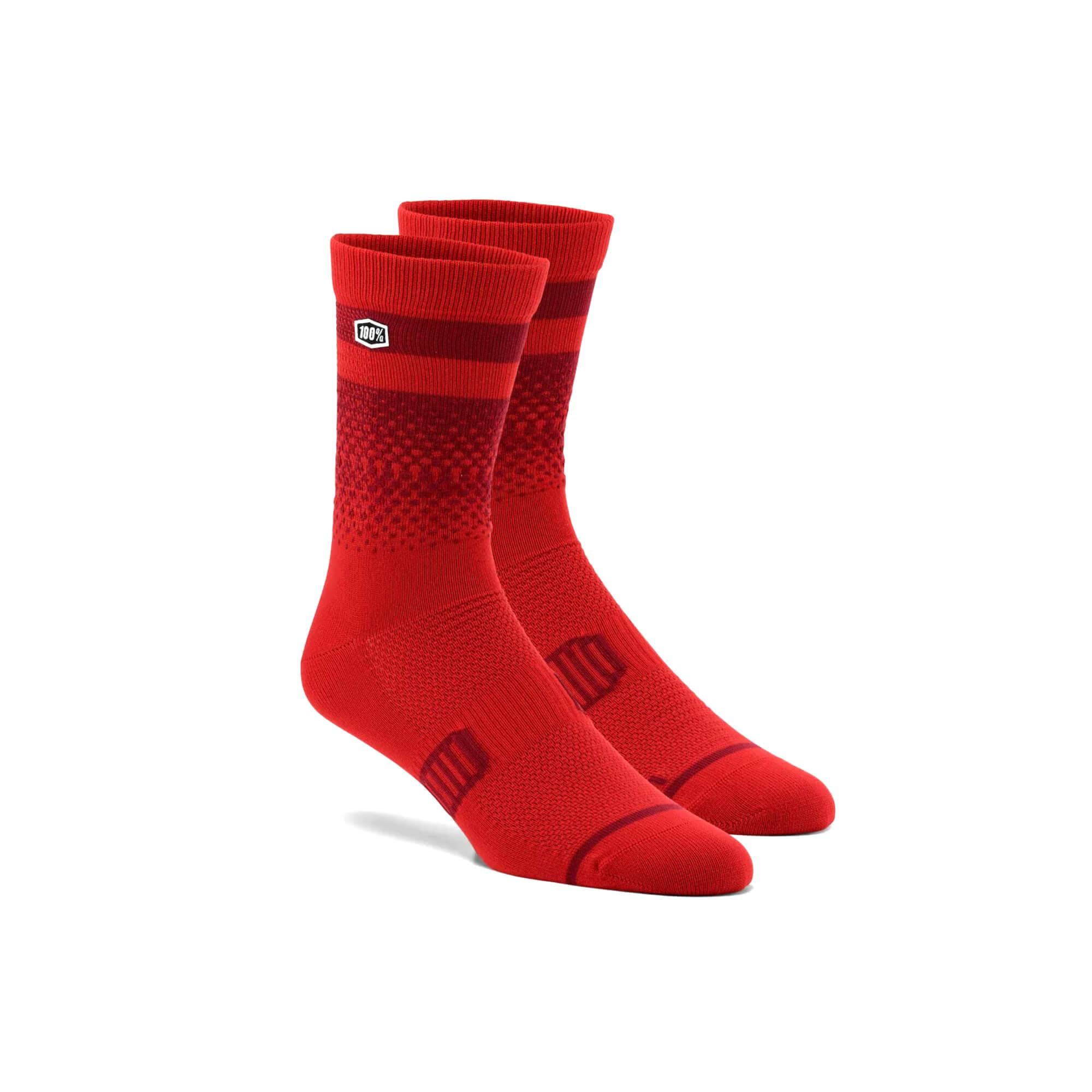 100% Advocate Performance Socks Cherry / Brick S/M
