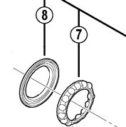 Shimano Spares HB-M988 left hand seal ring