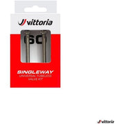 Vittoria Set Tubeless Valve Brass Silver 60mm (2 Pcs)