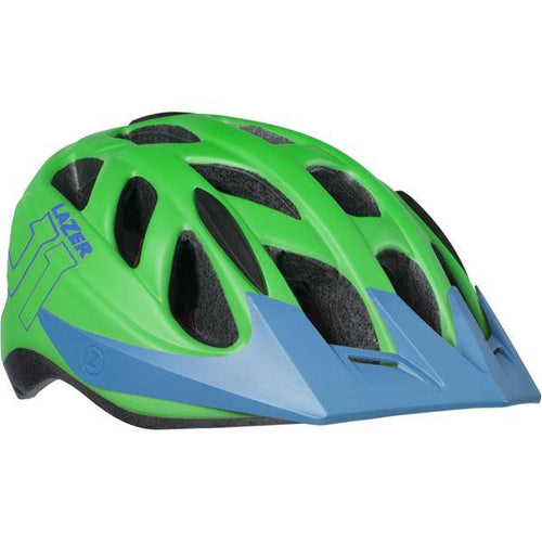 Lazer J1 Helmet - Green/Blue - Uni-Size  Youth