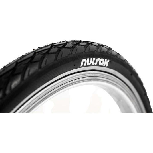 Nutrak 16 x 1 3/8 siped street tyre with reflective stripe and puncture breaker
