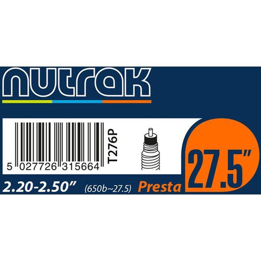 Nutrak 27.5 or 650B x 2.2 - 2.5 Presta inner tube