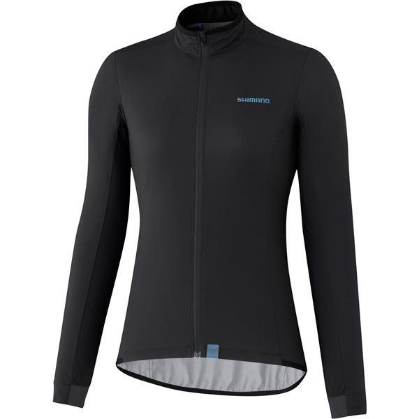 Load image into Gallery viewer, Shimano Clothing Women&#39;s Variable Condition Jacket; Black; Size L
