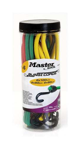 Master Lock Master Lock Twin Wire Bungee Pack x6 Pcs [3040]