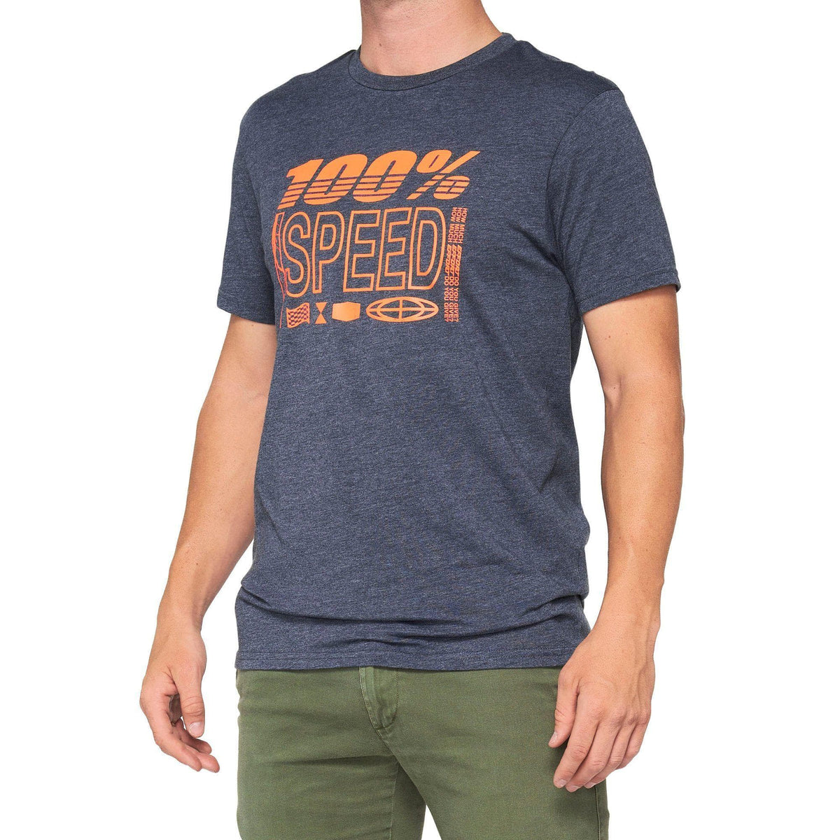 100% Trademark T-Shirt Navy Heather S