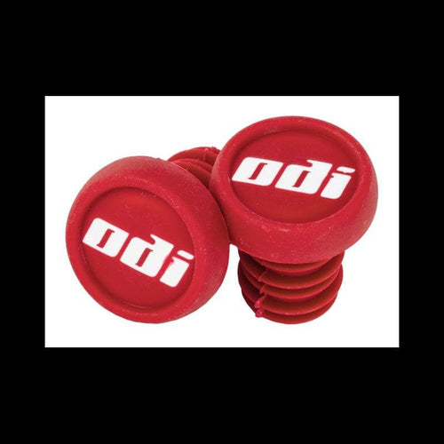 ODI BMX 2 Colour Push In Plugs - Red