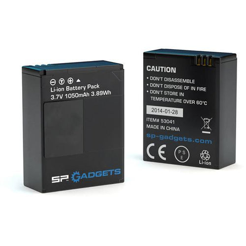 SP Gadgets Replacement batteries for GoPro HERO3 and 3+ - 2 pack