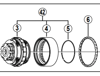 Shimano Spares SG-8R20 ring gear 1 stop ring