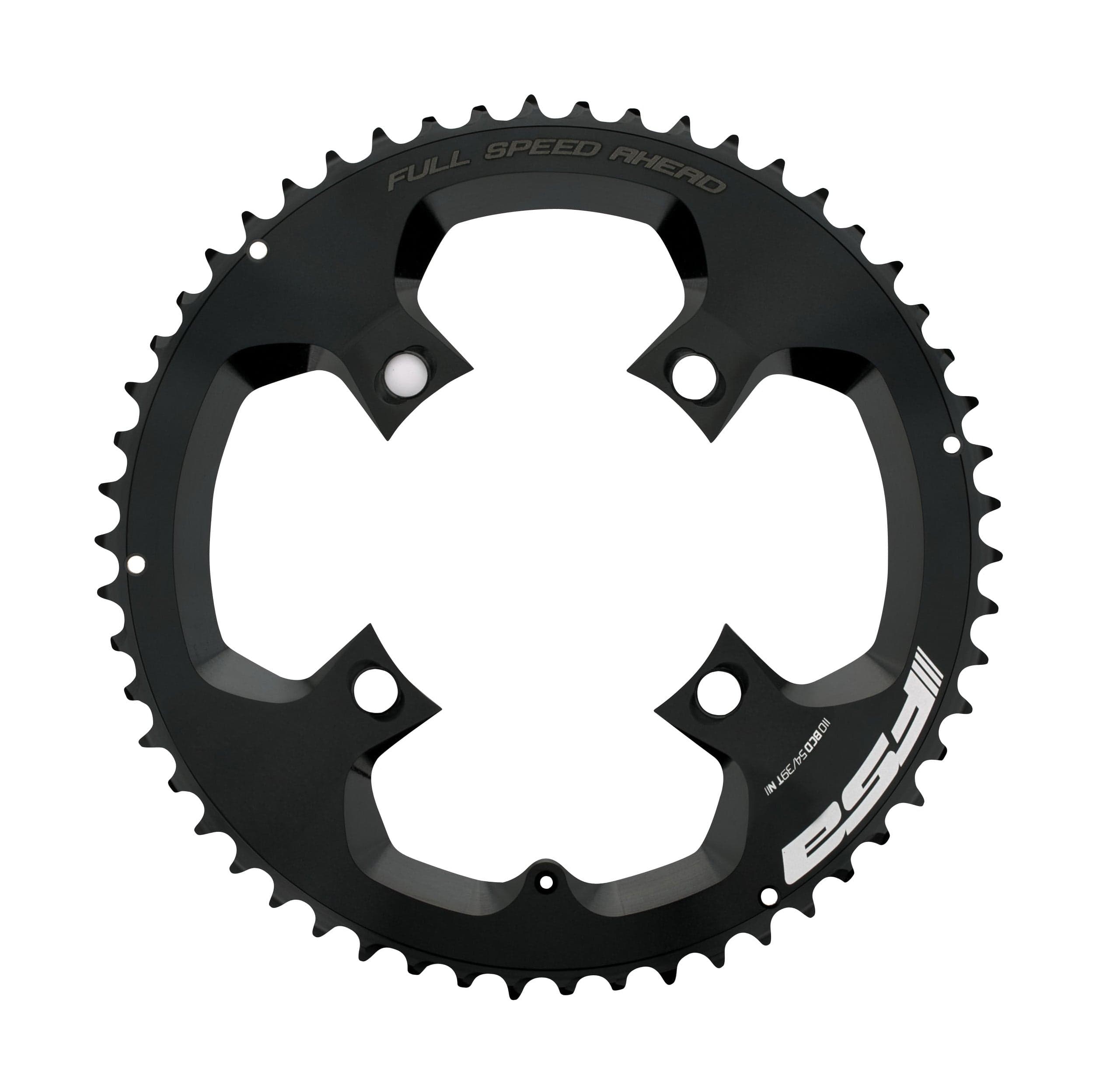 FSA SL-K/PBox ABS Road Chainring (2x11, Black, 4h)
