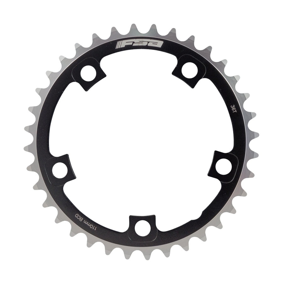 FSA Pro Road Chainring (2x11, Black, 5h)