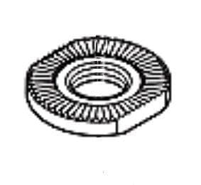 Shimano Alfine SG-S700 Serrated Lock Nut 4.4mm - Y37R11000