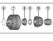 Shimano Spares SG-S700 carrier unit 3
