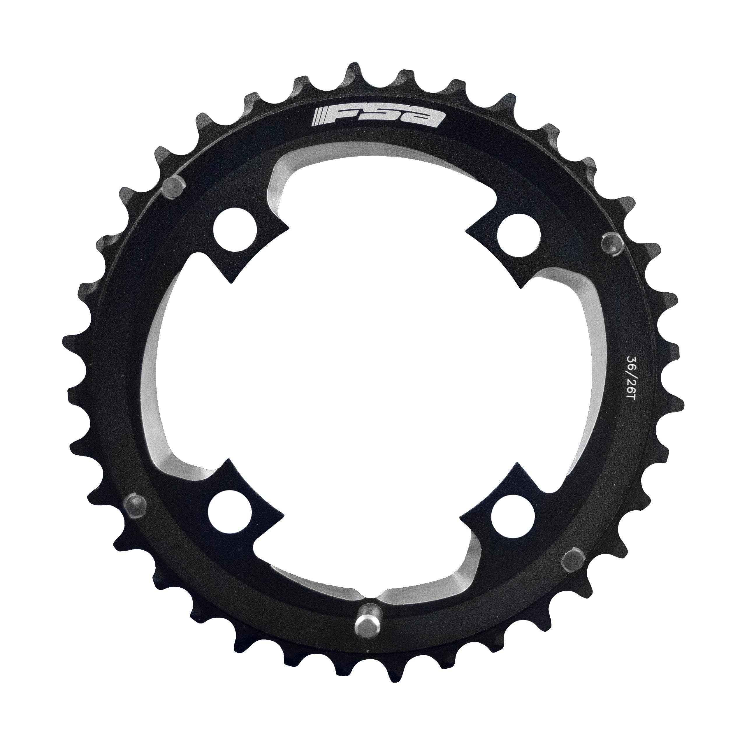 FSA Comet Modular MTB Chainring (2x11, Black, 4h)