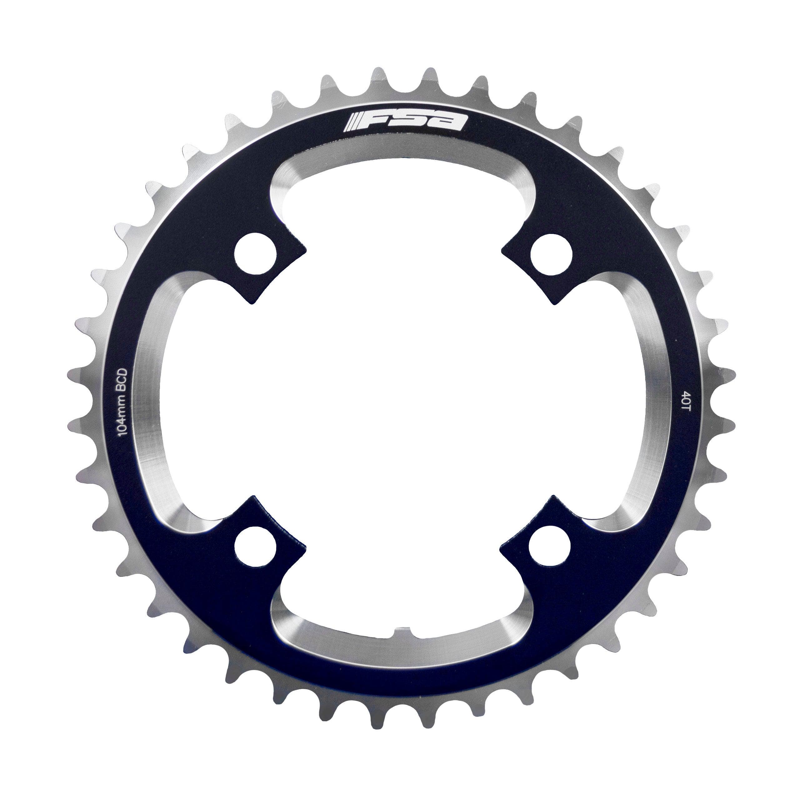 FSA DH MTB Chainring (1x10, 104x40T, Black, 4h) – BikeParts.co.uk