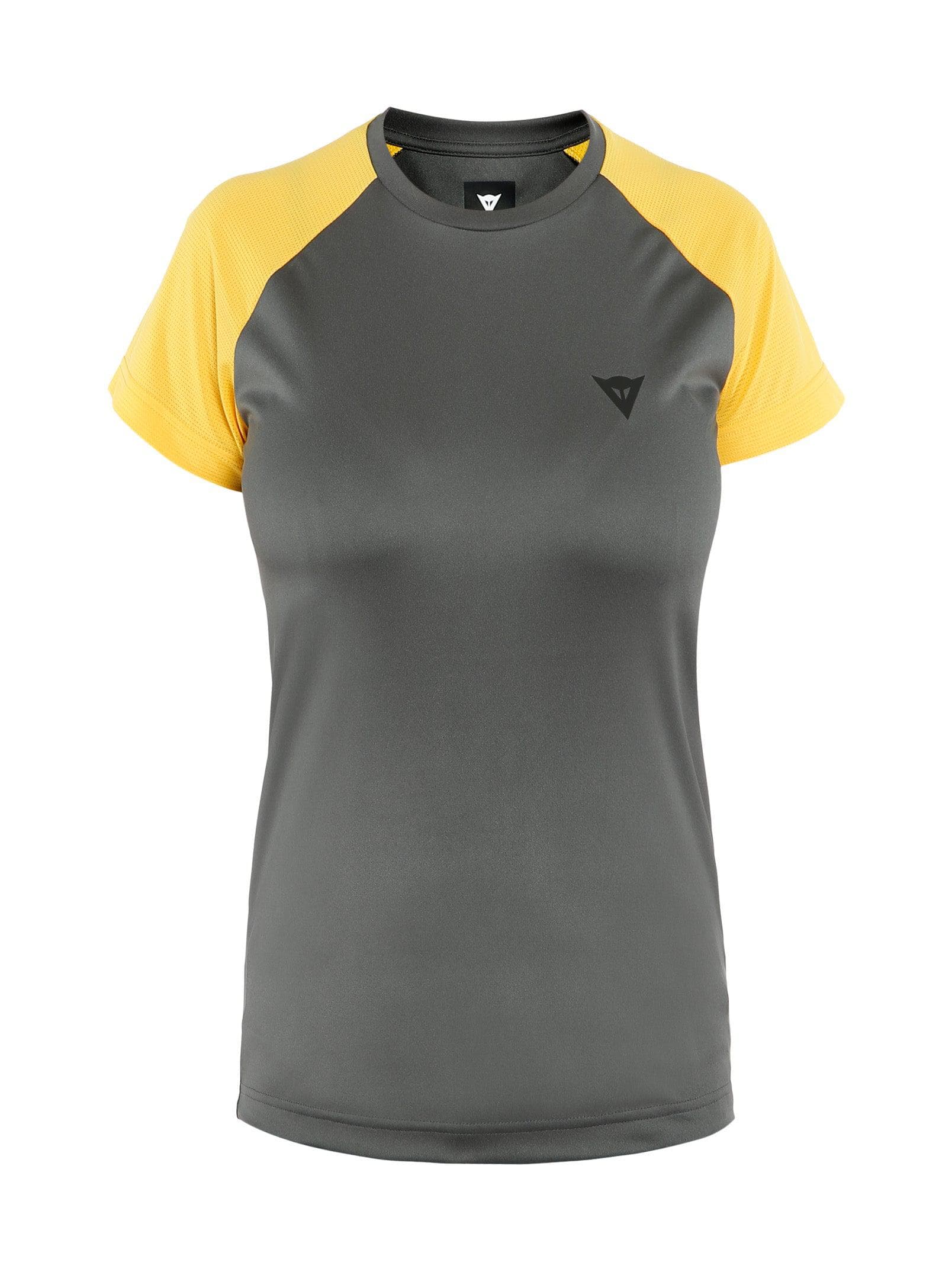 Dainese HG Ramala SS Womens Jersey (Dark Grey, Yellow, S)