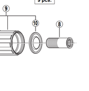 Shimano Spares FH-M495A right hand seal ring