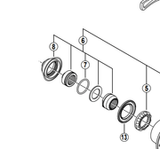 Shimano Spares FH-M770 Freehub body fixing bolt